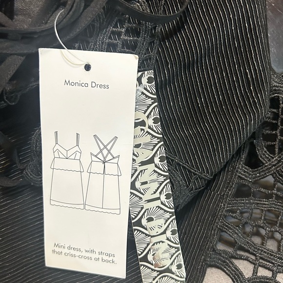 Gianni Bini Black Lace
Monica Cocktail Dress Peplum 
Nwt - Picture 11 of 12